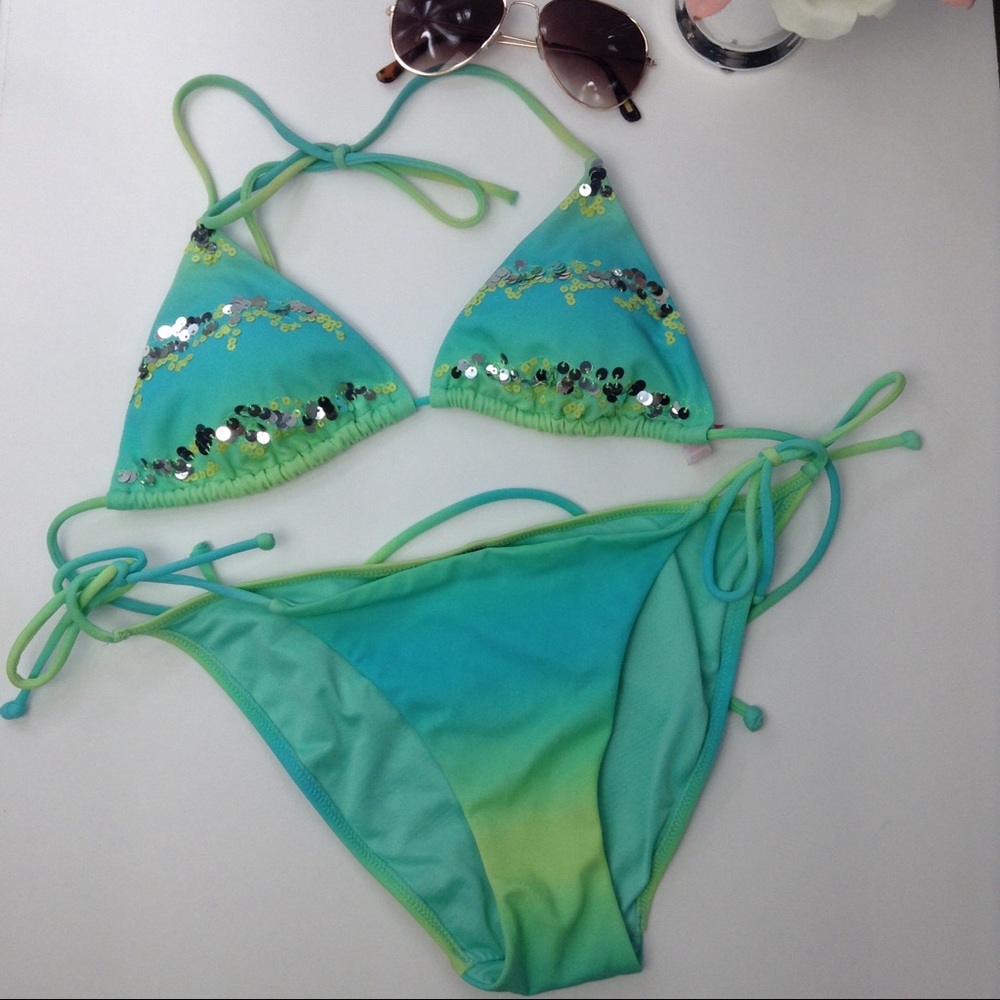 Victoria's Secret 2pc swimsuit with sequims